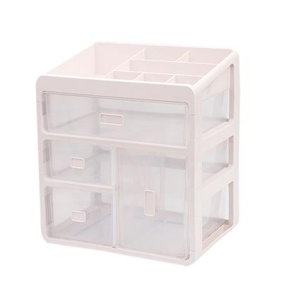 China With Drawer Pen Case Organizer Desk Organizer With Drawers Storage Box Makeup Multilayer Desktop Drawers for sale