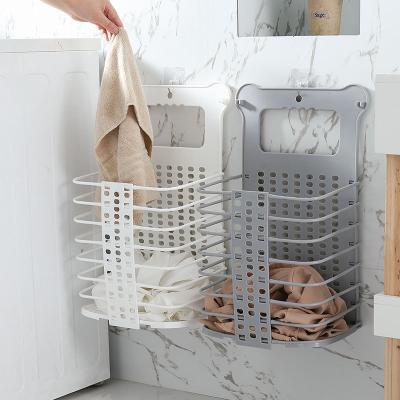 China 2022 New Small Laundry Basket Kids Modern Folding Freestanding Laundry Basket With Carry Handles For Clothes Toys for sale