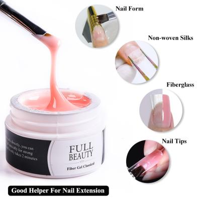 China Non-Toxic 15ml Acrylic Gel For Broken Finger Quick Building Nail Extension Tips UV Repair Gel Extend Shape Manicure Tools for sale