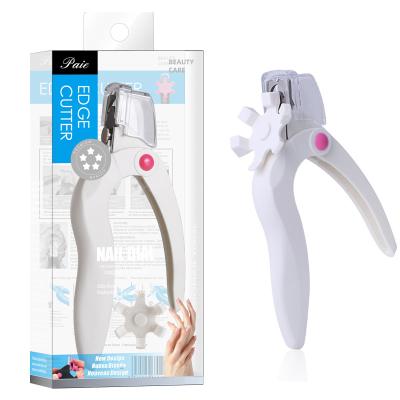 China White Finger Amazon Nail Clipper Trimmer Manicure False Clamp U Shape Nail Clippers False Nail Tips Trimmers Manicure Tools for sale