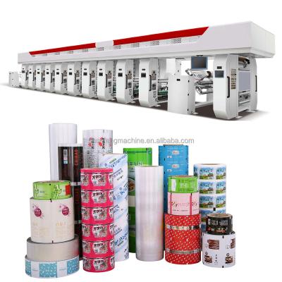 China Garment Shops High Speed ​​Automatic Ledger Rotogravure Printing Machine for sale