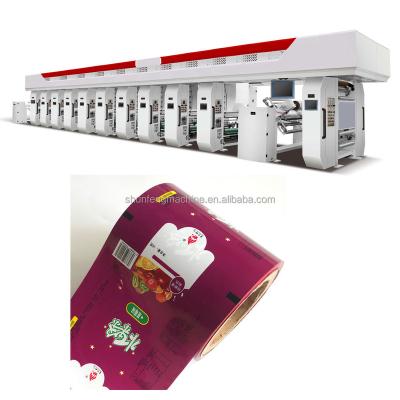 China Garment Shops 8 Colors High Speed ​​Gravure Printing Machine for sale