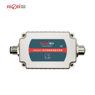 China HDA436T DC24V dynamic tilt sensor inclinometer for equipment tilt monitoring for sale