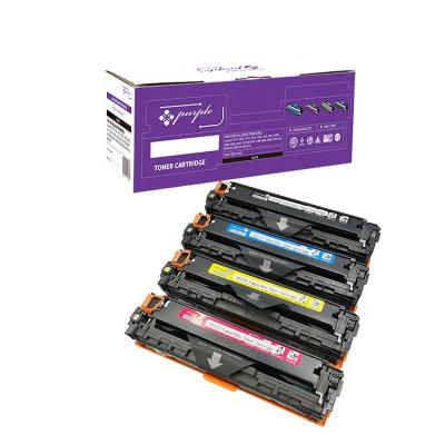 China COMPATIBLE CB540A 540A 541A 542A 543A 125a PURPLE Toner For Compatible CP1215 Printer CP1213 CP1214 CP1216 CP1217 CB540A 541A for sale