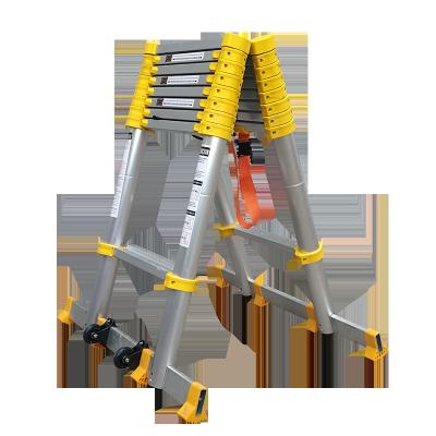 China Telescopic Ladders Telescopic Aluminum Herringbone Ladder for sale