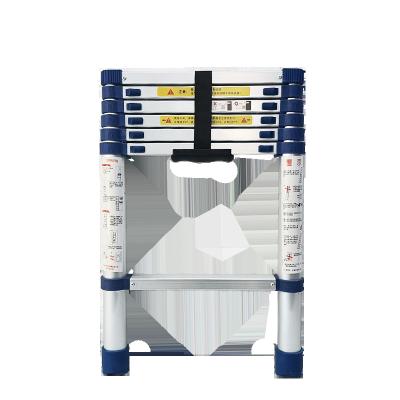 China Single Folding Ladders Blue 2 Telescopic Ladder for sale