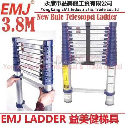 China MULTI PURPOSE TELESCOPIC CLIMB ALUMINUM WIDENING STEP LADDER Folding Ladders NEW 3.8M for sale