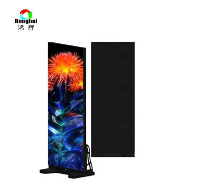 China Honghuiled Indoor MOW Series LED Indoor Outdoor Poster Frameless P2 P2.5 P3 Display Advertising LED Screen for sale