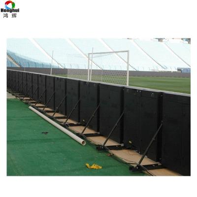 China outdoor outdoor led screen stadium p10 led barrier screen full color led barrier screen for football or basketball stadium for sale