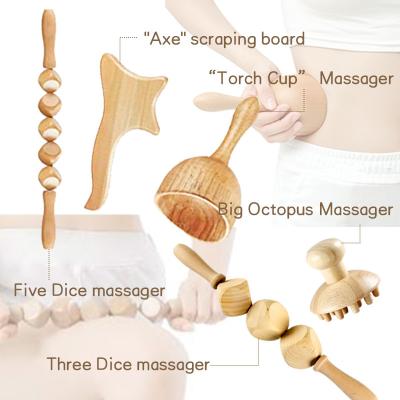 China Body new product can be customized massage cup can be environmentally sustainable use of wooden therapy massage tools for sale