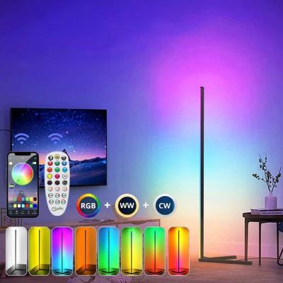 China Modern Led Floor Lamp Wall Light Modern Bedroom Smart Floor Lamp RGB - Led - Corner Lamp for sale