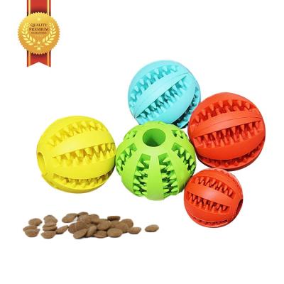 China A1 Sustainable New Eco Treat Chewers Big Breed Natural Rubber Toothbrush Aggressive Ball Dog Chew Toy for sale