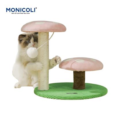 China Hot Sale Viable Cheap Kitten Natural Removable Cat Climbing Housing Platform Housing Wall Mounted Cat Treehouse for sale