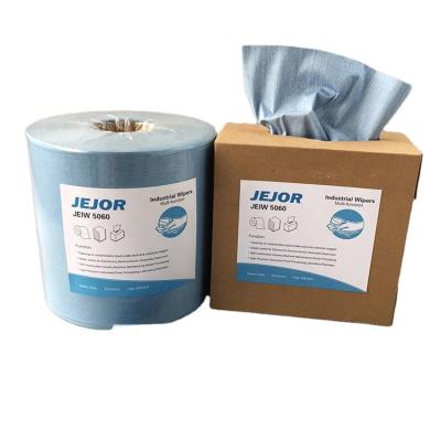 China Factory Stocked Wholesale Industrial Blue Paper Industrial Cloth Roll Workshop for sale