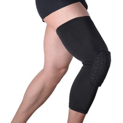 China Professional Breathable Fitness Basketball Neoprene Knee Orthosis Brace Spring Guard With Anti Slip for sale