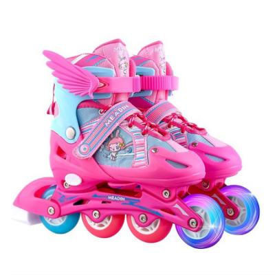 China Brand New Fashion Roller Skate\Built-in Comfortable\Durable Boot Freestyle Hard Slalom 4 Wheels For Adult for sale