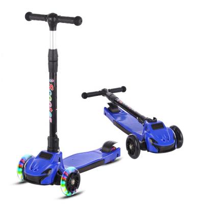 China 2021 China Wholesale China Wholesale Balance Exercise Balance Cheap Children's Kick Scooter 3 Skating Wheels For Kids For Sale With Led Light for sale