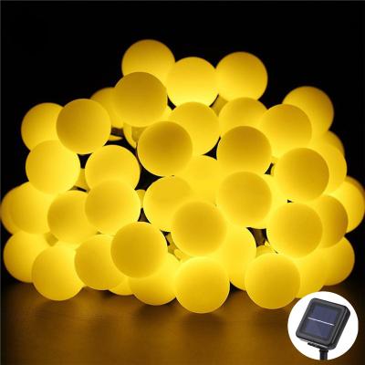 China String Lights Led Globe Solar Patio Lights Decor 22m200led Window Outdoor Waterproof Ip44 Yard 12m 7m for sale