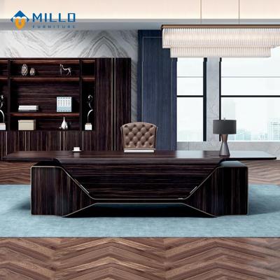 China Commercial Customized High Quality Modern Executive Office Desk Furniture Chair Upright Executive Office Desk for sale