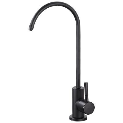 China Black 304 Modern Stainless Steel Faucet Filter Water Cost Performance Direct High Ratio Drinking Water Filter Faucet for sale