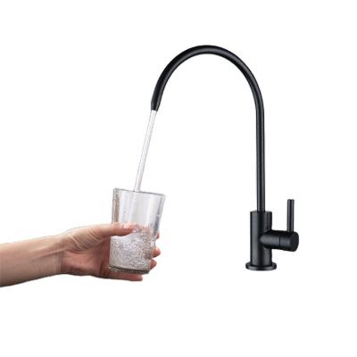 China Modern Water Filter Faucet Pass Through 304 Stainless Steel Faucet High Cost Performance Direct Drinking Water Kitchen Filter Chrome Faucet for sale