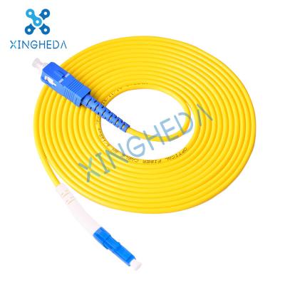 China Lc-sc 3-meter single-mode fiber jumper small square to large 1.5m 10 m 20m 30 m tail fiber for sale