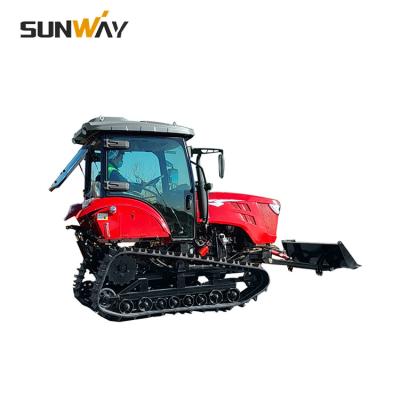 China Machinery 120HP 130HP Mini Dozer Crawler Tractor Tracked Agricultural Rubber Farm Work With Buildozer/Dozer for sale