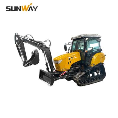 China China Farm Work Machinery 120HP 130HP Cheap Price Mini Track Small Farm Crawler Tractors For Agriculture Used for sale