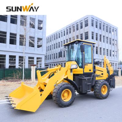 China Construction/Building Land/Farm/Sand Moving Chinese Best Selling 4x4 Wheel Mini Articulated Backhoe Loader With CE EPA TUV Verified for sale