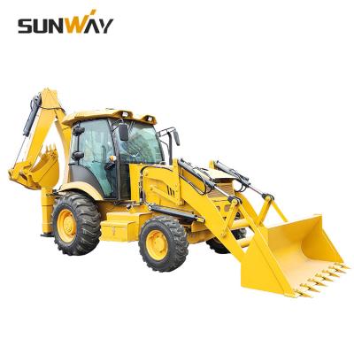 China Construction/Building/Farm/Sand Land Moving Retroexcavadora Mini Tractor Backhoe Loader with Wheel Backhoe and Front Loader 2.5 Ton for Sale for sale