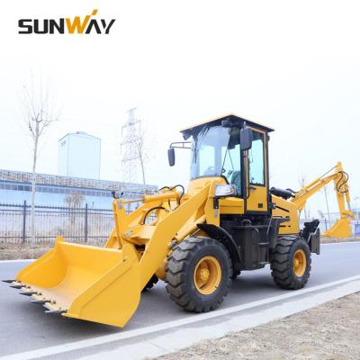 China Cheapest construction/building/farm/sand moving mini 4x4 wheeled articulated backhoe loader for sale for sale