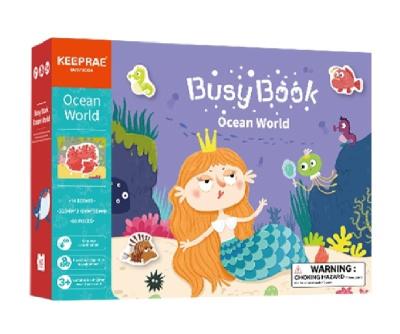 China Wood 2022 new hot selling children's educational toys learning children's busy book cognitive quiet book for children for sale