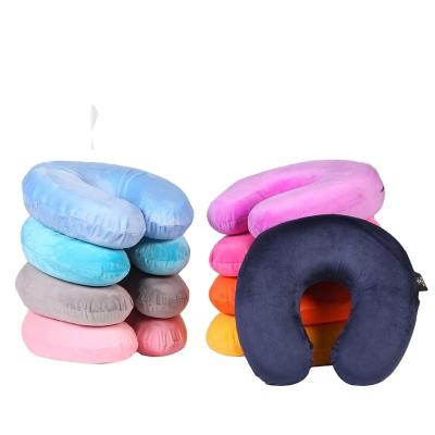 China Cheap High Quality Anti-static U Shape Memory Foam Neck Pillow Airplane Travel Cervical Pillow for sale