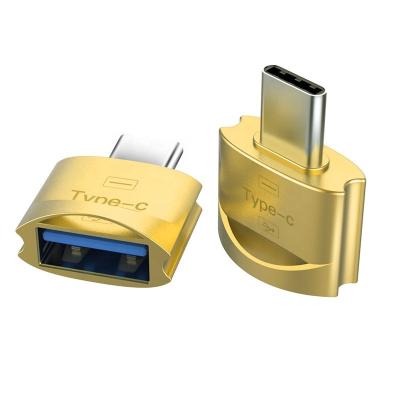 China Zinc Alloy Mobile Phone USB 3.1 USB C Male To Female Type C Converter USB 3.0 Adapter OTG Adapter for sale