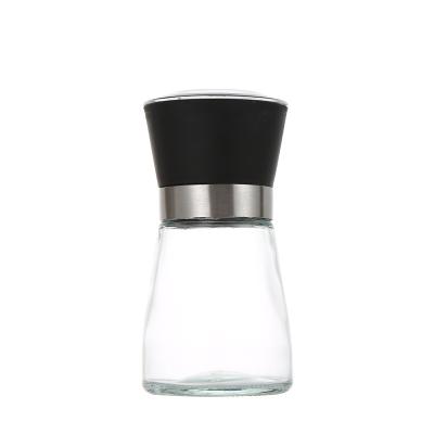 China Household Viable Manual Kitchen Salt and Pepper Grinder Spice Grinder Plastic Bottle Wholesale for sale