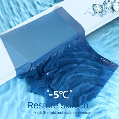 China Factory Direct Selling Antibacterial Sports Boxers Solid Color Seamless OEM Anti-Bacter Men's Breathable Underwear 4xl Boxer Briefs Packing for sale