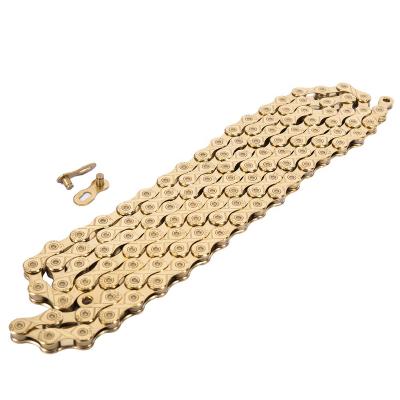 China A3 Titanim CX10 116L Gold Bike Chain For Mountain Bike Varible Speed ​​Bicycle 10 Speed for sale