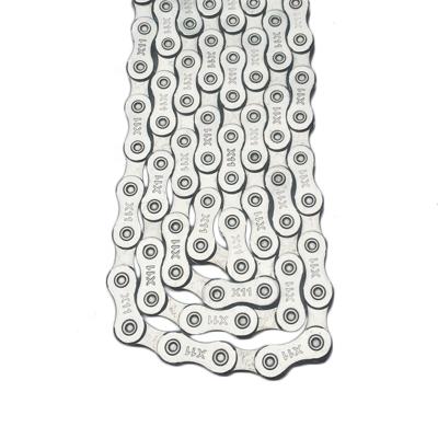 China BNT 1/2 x 11 /128 Mountain Road Bike Chain Parts Q235 116 Links Bike Chains CX11 Silver 11 Speed ​​MTB Trekking for sale