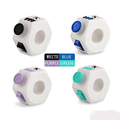 China New 6-Side Spinning Person Ring Magic Fidget Cube Anxiety Relaxation Toy Spinning Toys For Kids for sale