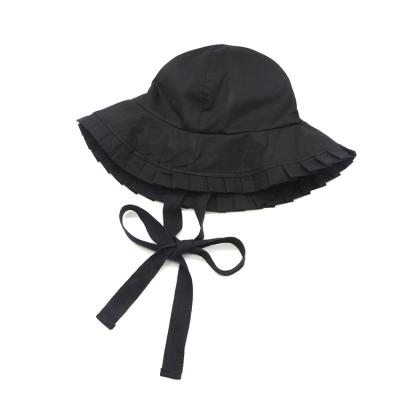 China Image Manufacturer Wholesale Plain Bucket Hat High Quality Cheap Polyester New Fashion Girl's Bucket Hat for sale