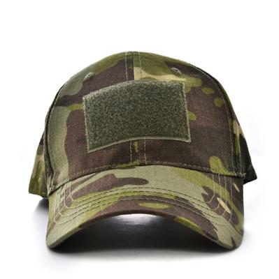 China COMMON Camouflage Mesh Baseball Cap Tactical Hat Military Velcro Team Building Outdoor Sport Cap for sale