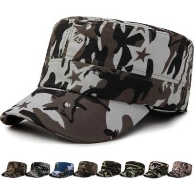 China Custom Wholesale COMMON Vintage Logo Cotton Camouflage Hats Army Military Baseball Cap for sale