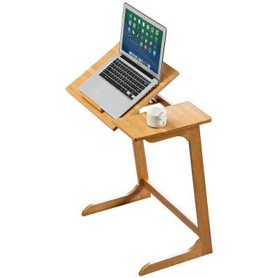 China Hot Selling Modern Foldable Multifunctional Bamboo Office Laptop Table Stand Breakfast Serving Bed Modern Tray for sale