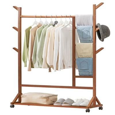 China (Other)Adjustable Modern Simple Home Living Room Bedroom Dorm Hotel Cloakroom Coat Rack With Pants Rack for sale