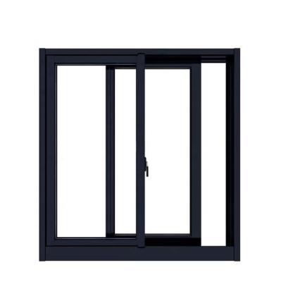 China Folding Aluminum Screen Windows And Double Doors Aluminum Glass Sliding Windows for sale