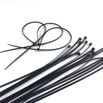 China Customized heavy duty heavy duty reusable 150mm tying cable ties black 200*4.8mm high quality nylon for sale