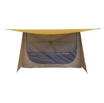 China Diagonal Bracing Type Outdoor Cassette Awning Flooring Automatic Tent Portable Outdoor Camping Sun Shade Outdoor Awning for sale