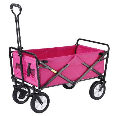 China Durable Beach Wheels Outdoor Folding Picnic Wagon Folding Wagaon Series Outdoor Folding Car for sale