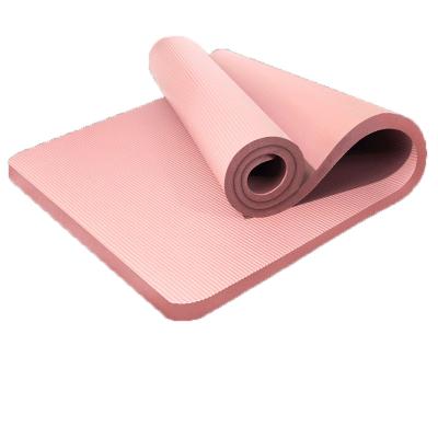 China NBR Fitness Mat Thickening 20mm widening and lengthening non-slip mat yoga dance fitness sports for sale