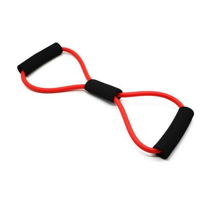 China High Quality Yoga Exerciser Yoga Figure 8 Resistance Band Tube Chest Expander For Exercise for sale